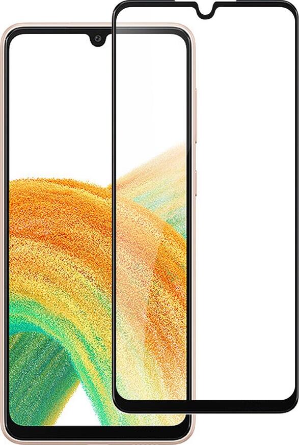 Helmet Diamond Glass 5D Tempered Glass Screen Protector for Samsung Galaxy A25 5G, Full Coverage Curved Edges, Scratch and Shock Resistant, Black
