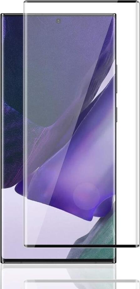 Helmet Diamond Glass 4D Tempered Glass Screen Protector for Samsung Galaxy Note 20 Ultra, Scratch and Shock Resistant, Anti-Fingerprint, Black