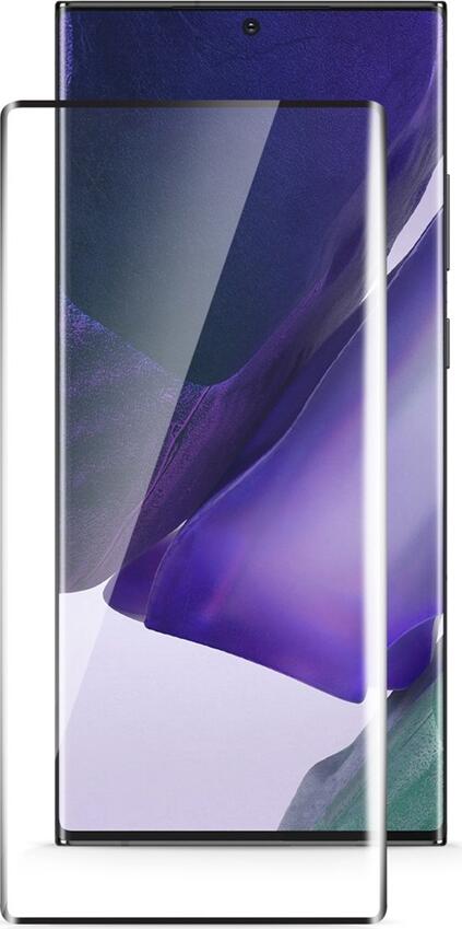 Helmet Diamond Glass 4D Tempered Glass Screen Protector for Samsung Galaxy Note 20 Ultra, Scratch and Shock Resistant, Anti-Fingerprint, Black
