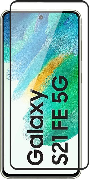 Helmet Diamond Glass 5D Samsung S21FE, Black