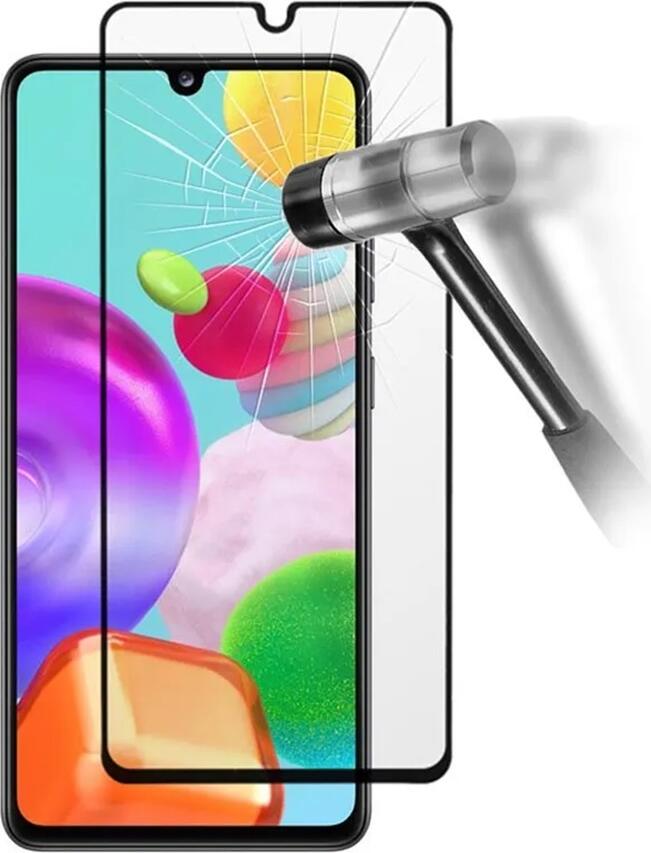 Helmet Diamond Glass 4D Samsung A41, Black