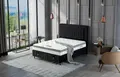 Saltea Ortopedica Majestic, 180x200 cm, Inaltime 26 cm, resorturi individuale Pocket Spring, spuma cu memorie Blue Gel, husa Tencel antibacteriala, topper inclus