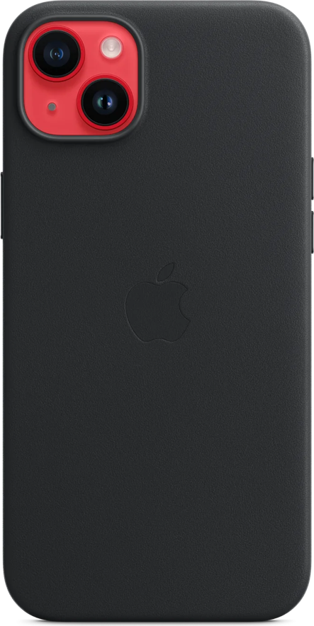 Husa Apple din Piele cu MagSafe pentru iPhone 14 Plus si iPhone 15 Plus, 6.7 inch, Protectie din Piele Naturala cu Compatibilitate Incarcare Wireless