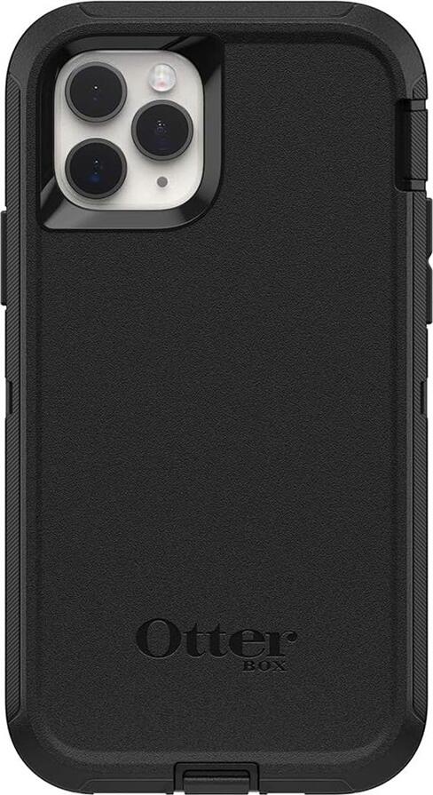 OtterBox Defender Series Case for iPhone 11 6.1", Multi-Layer Polycarbonate Shockproof Cover, MIL-STD-810G Drop Protection, Belt-Clip Holster, Black