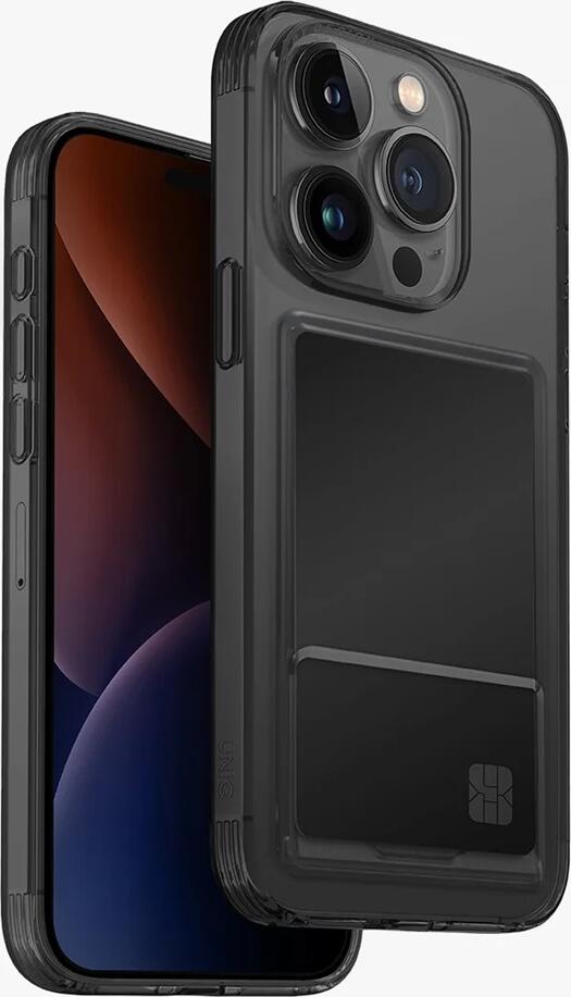 Uniq Case Hybrid Air Fender ID for iPhone 15 Pro, Grey