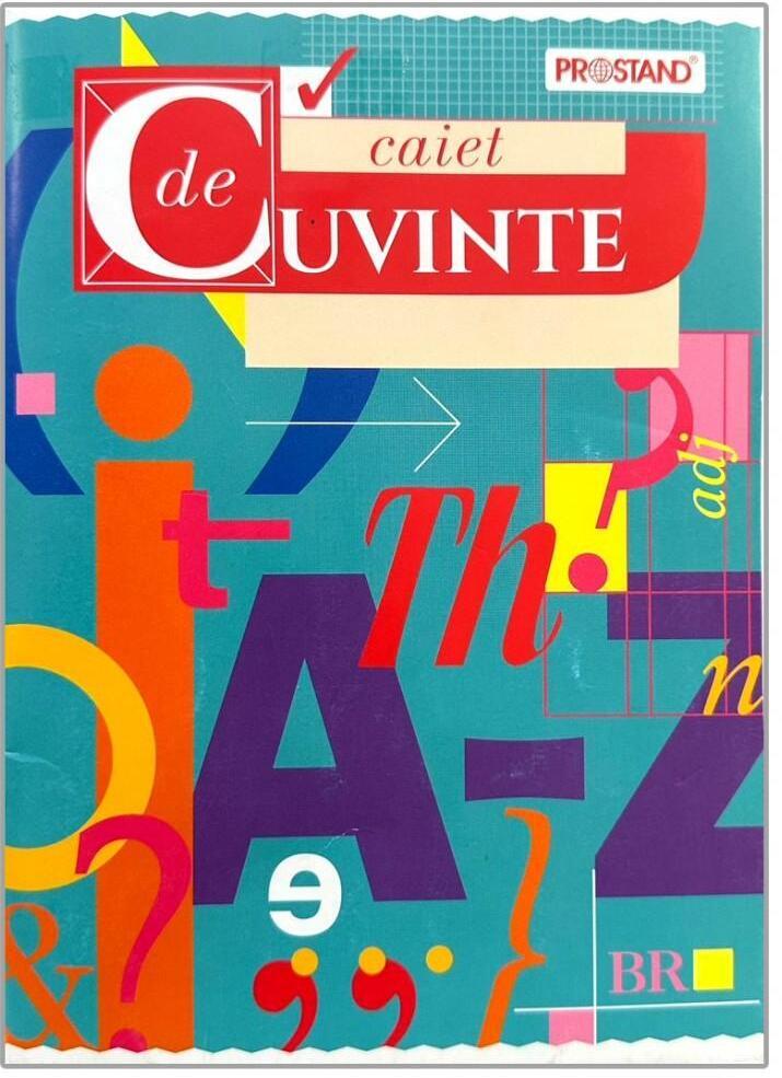 Caiet de cuvinte Prostand 36 foi euro 1/12 1 linie-PR-cuv-2