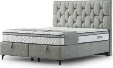 BRN Exuberant Orthopedic Mattress, 140x200 cm, Blue Gel Memory Foam, Cooling Effect, Breathable Fabric, Springless Multilayered System, Height 26 cm