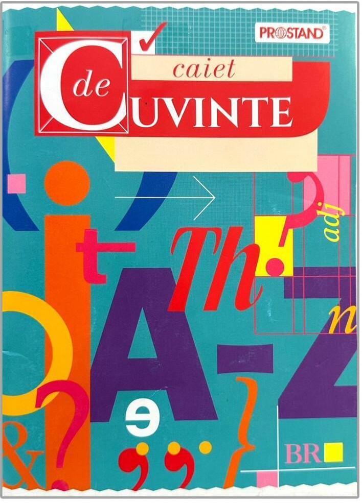 Caiet de cuvinte Prostand 36 foi euro 1/12 2 linii-PR-cuv-3