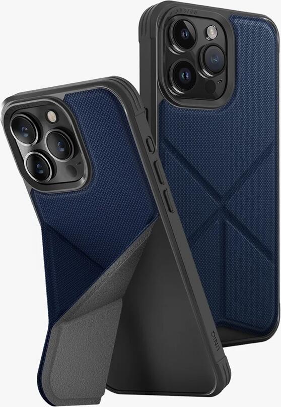 Uniq Case Hybrid Magclick Charging Transforma for iPhone 15 Pro, Blue