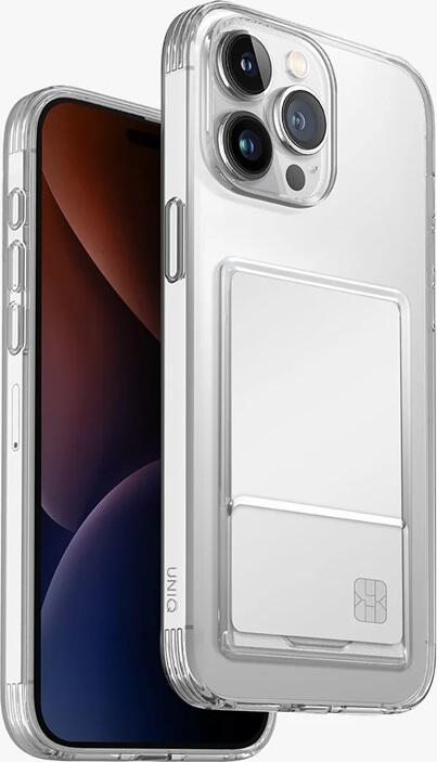 Uniq Case Hybrid Air Fender ID for iPhone 15 Pro Max, Clear
