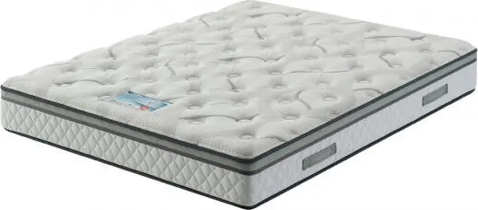 BRN Exuberant Orthopedic Mattress, 160x200 cm, Blue Gel Memory Foam, Cooling Effect, Breathable Fabric, Springless Multilayered System, Height 26 cm