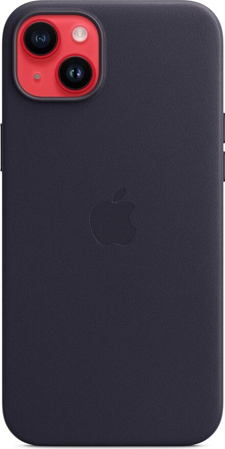 Husa Apple iPhone 14 din Piele cu MagSafe MPP63ZM/A - Protectie din Piele Europeana cu Captusala din Microfibra si Butoane din Aluminiu