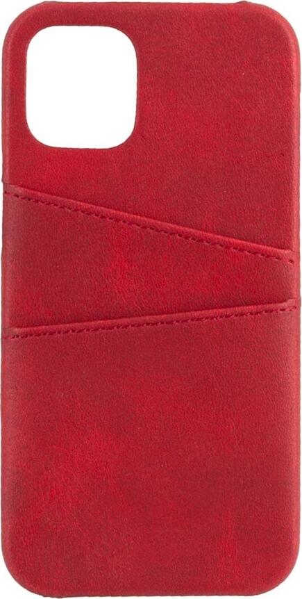 Helmet Case Leather with Pocket iPhone 11 Pro Max, Red