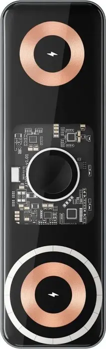 Incarcator Wireless 3-in-1 WIWU W010 Matrix, Statie de Incarcare Rapida 15W pentru Smartphone, Smartwatch si Casci, Aliaj Aluminiu si Sticla Temperata, USB-C