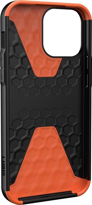 Urban Armor Gear UAG Civilian Case for Apple iPhone 13 Pro 5G, HyperCush Impact Protection, 6m Drop Protection, Aero-Channel Thermal Management, Black