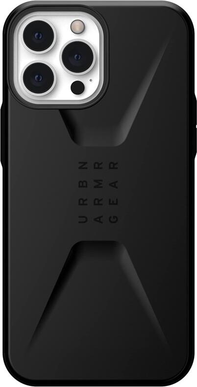 Urban Armor Gear UAG Civilian Case for Apple iPhone 13 Pro 5G, HyperCush Impact Protection, 6m Drop Protection, Aero-Channel Thermal Management, Black
