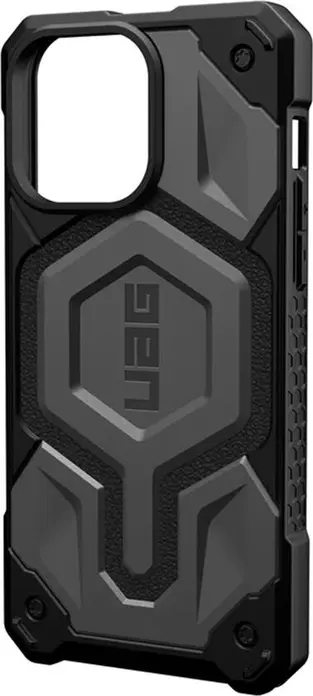 UAG Monarch Pro Case for Apple iPhone 13 Pro, MagSafe Compatible, 5-Layer DuPont Kevlar Protection, 6m Military Drop-Tested MIL-STD 810G, Grey