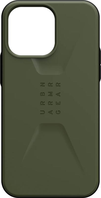 Husa Urban Armor Gear UAG Civilian pentru Apple iPhone 14 Pro, Coie Protectie HyperCush TPU si PC, Protectie Cadere 6m, Profil Slim cu Grip