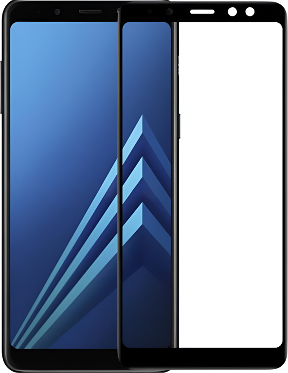Sticla Protectie Helmet 3D Round Edge pentru Samsung Galaxy A8 Plus 2018, Protectie Ecran Full Coverage, Temperata, Rezistenta la Socuri si Zgarituri