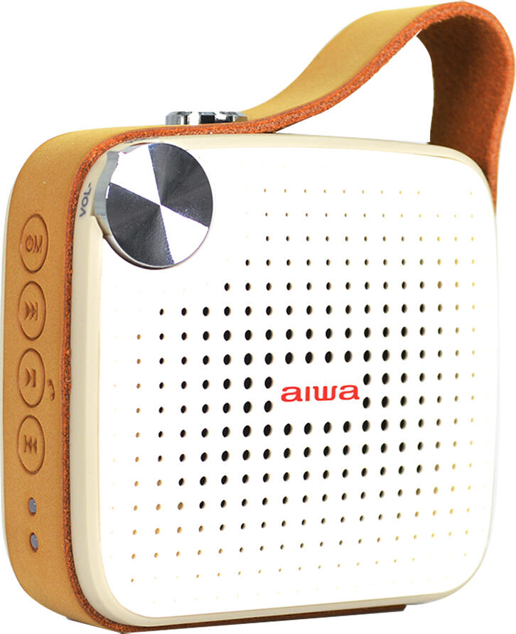 Aiwa Portable Bluetooth Speaker Square BS-100GY