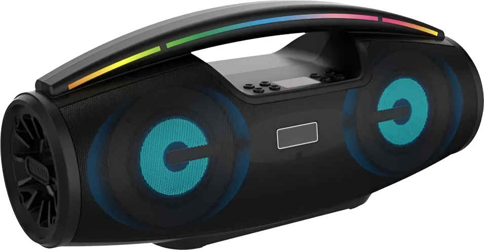 Helmet Wireless Speaker EBS-072 with Microphone, Black
