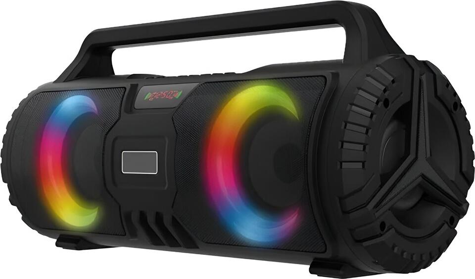 Boxa Portabila Wireless Helmet EBS-070 Bluetooth 5.0, 20W RMS, Baterie 2400mAh, Iluminare RGB, Microfon Integrat, AUX, USB, Card SD, Negru
