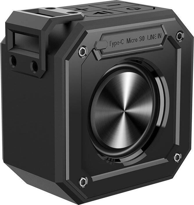 Box Portabil Tronsmart Element Groove Bluetooth 5.0, Putere 10W, Rezistent la Apa IPX7, Autonomie 24h, Mod TWS, Slot Card TF, Jack 3.5mm, USB-C, Negru