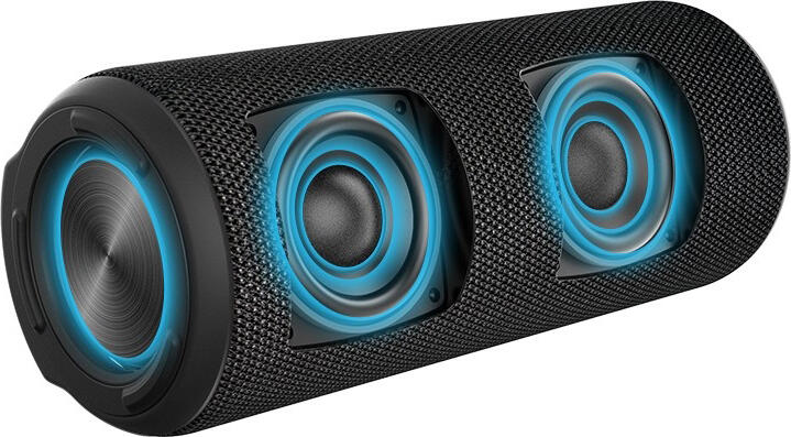 Портативная колонка Tronsmart Element T6 Plus Bluetooth 5.0, Черный, 40 Вт SoundPulse Stereo, водонепроницаемость IPX6, аккумулятор 6600 мАч, TWS, TF-карта, USB, Aux