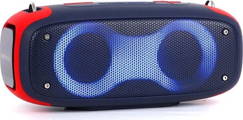 Box Portabil Hopestar A30 Party Bluetooth 5.0, Albastru & Rosu, Putere 50W, Baterie 6000mAh, Efecte Luminoase RGB LED, Functie TWS, AUX USB Card TF, 345x130x148mm