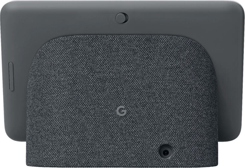 Display Inteligent Google Nest Hub Generatia a 2-a cu Google Assistant, Ecran Tactil de 7 inch, Ambient EQ, Voice Match, Charcoal