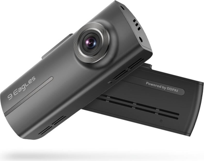 DDPai Dash Cam A2 Full HD 1080p Car Camera, 130° Wide Angle, H.265, Supercapacitor, WiFi, G-Sensor, 24h Parking Monitoring, Loop Recording, Black
