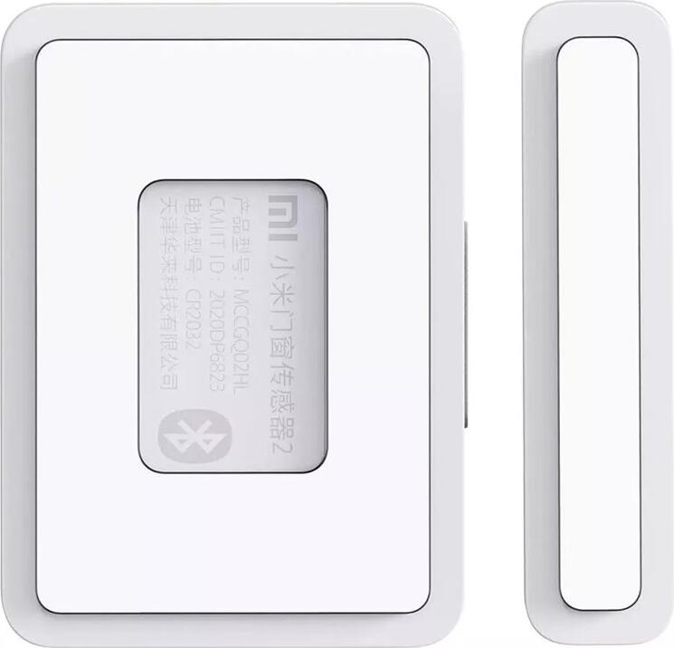 Xiaomi Mi Door and Window Sensor 2 MCCGQ02HL, Bluetooth 5.1 BLE, Ambient Light Sensor, Smart Home Security Notification, White, 34x32.7x14.5mm