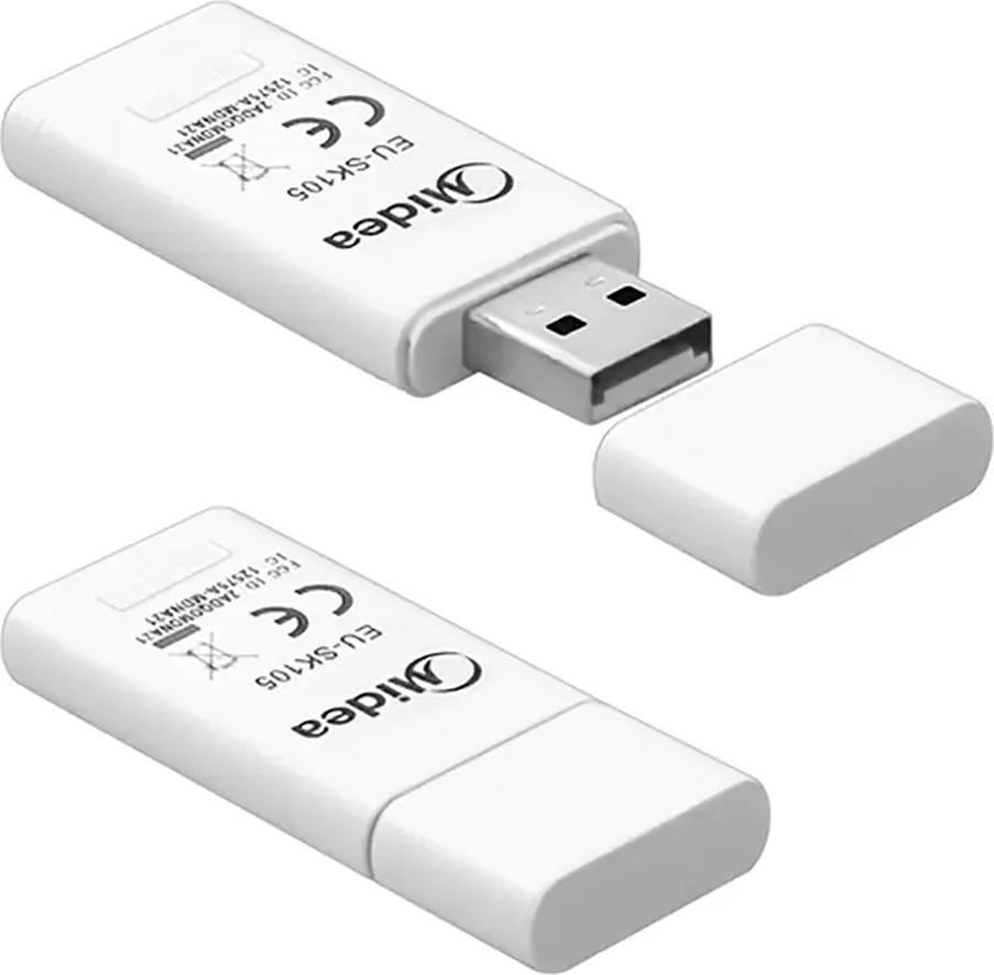 Wi-Fi модуль Smart Kit Midea EU-SK105 для кондиционеров и осушителей воздуха, дистанционное управление через приложение Midea Air, iOS и Android, белый