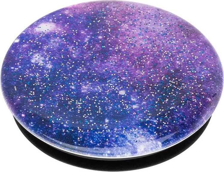 PopSockets Glitter Liquid Universal Phone Grip and Kickstand, Silicon Material with Sequins, Removable Adhesive Holder for Media Viewing and Selfies