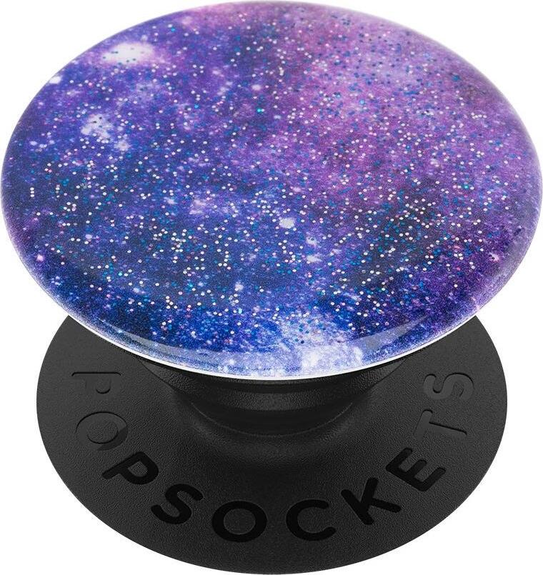 PopSockets Glitter Liquid Universal Phone Grip and Kickstand, Silicon Material with Sequins, Removable Adhesive Holder for Media Viewing and Selfies