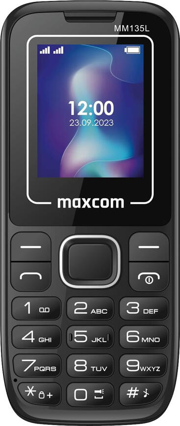 Maxcom MM135 Light Black/Blue