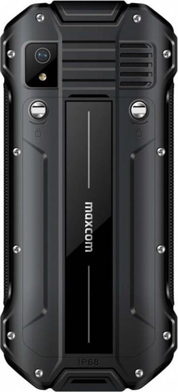 Защищенный телефон Maxcom Strong MM918 4G LTE VoLTE, стандарт IP68, экран TFT 2.4", аккумулятор 2500 мАч, Dual SIM, камера 2МП, черный