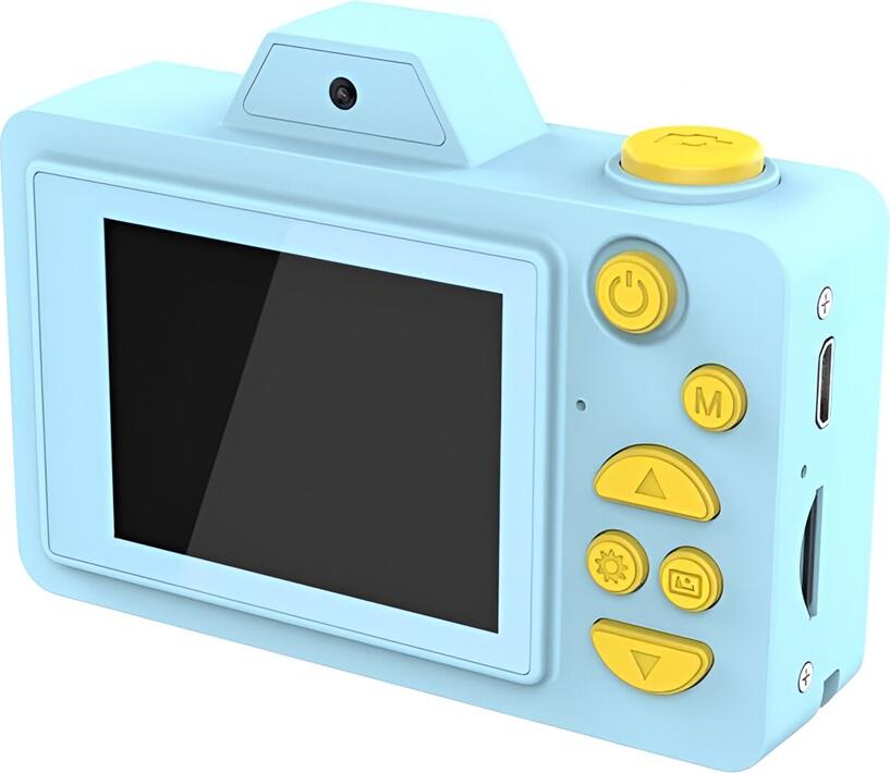 Camera Digitala pentru Copii Helmet TS-C201, Camera de Actiune Portabila pentru Casca, Jucarie Educativa pentru Sporturi in Aer Liber cu Ecran LCD si Slot MicroSD