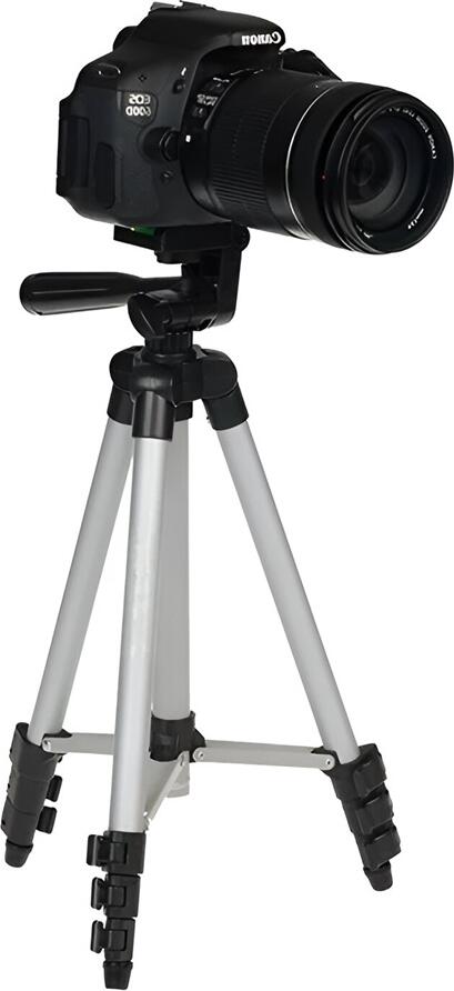 AccExpert Aluminum Photography Tripod 106cm with 360 Degree Rotating Head for DSLR and Compact Digital Cameras, Adjustable Legs, Carrying Case included