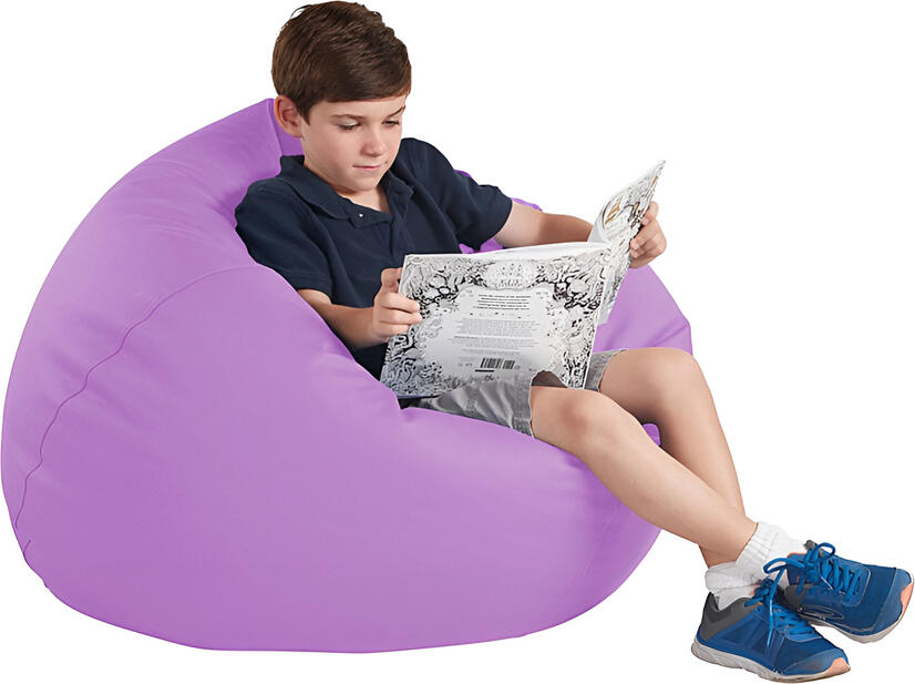 AccExpert Bean Bag Chair, Classic Pear Shape, High-Quality Polyester Textile, EPS Beads Filling, Double Stitched, 150 kg Max Load, Indoor & Outdoor