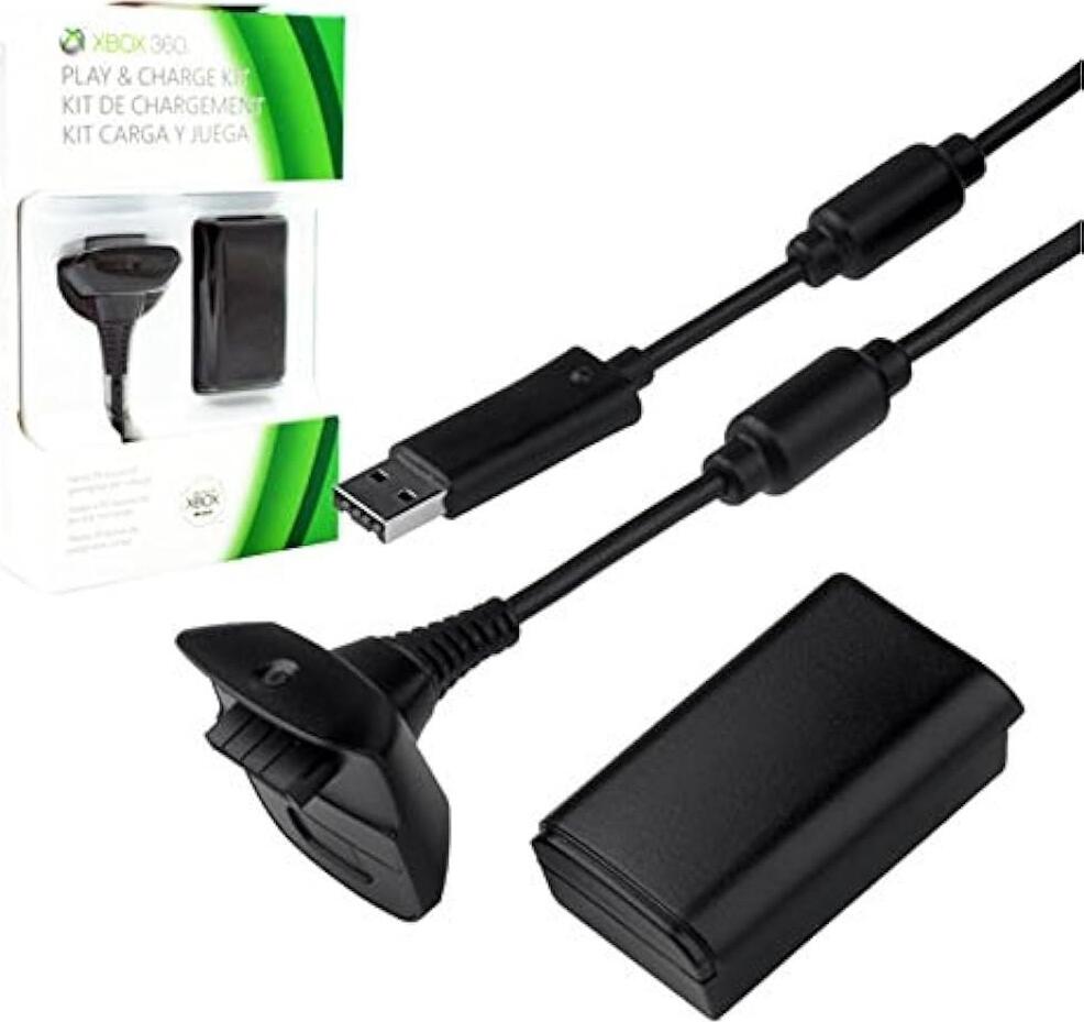 NO Brand Play & Charge Kit for xbox 360