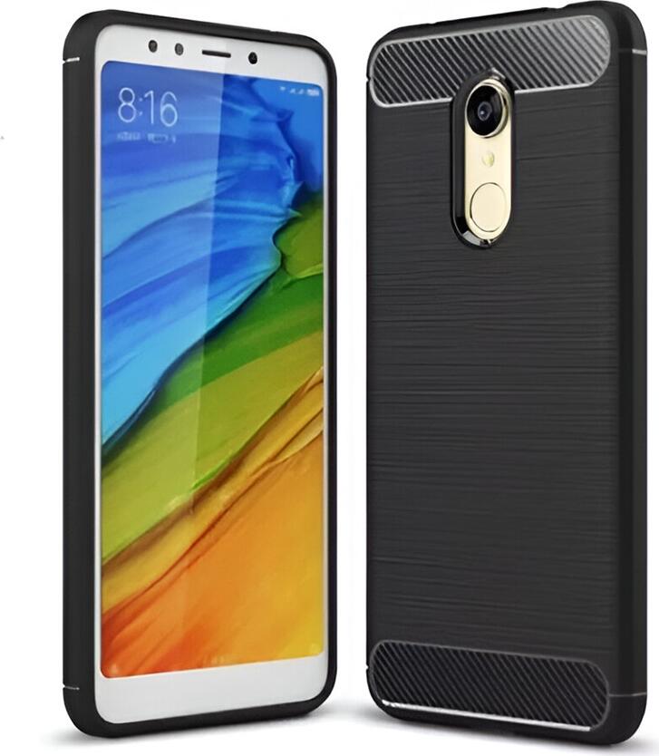 Helmet Case Carbon Xiaomi Redmi 5 Plus, Black