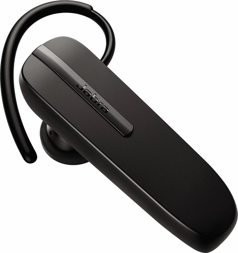 Монофоническая Bluetooth-гарнитура Jabra Talk 5, беспроводная внутриканальная с заушным креплением, HD-голос, шумоподавление, до 11 ч разговора, черная