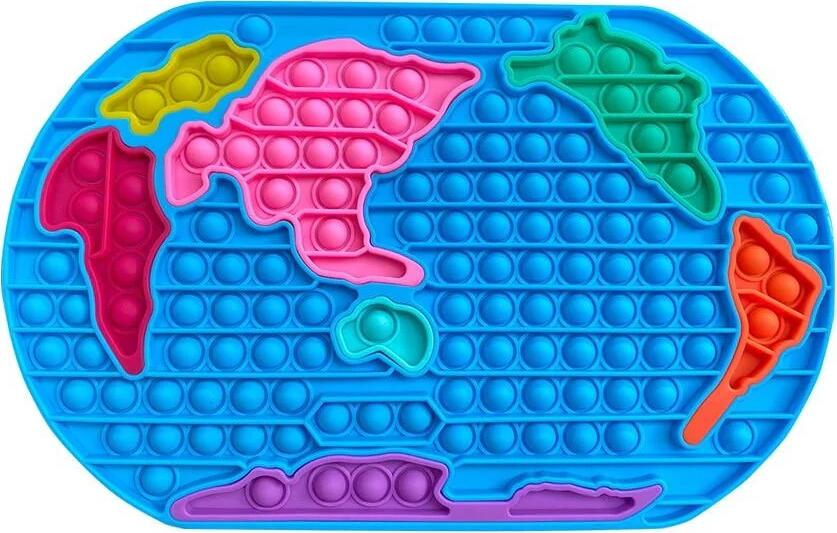 Helmet Popit Map MultiColor