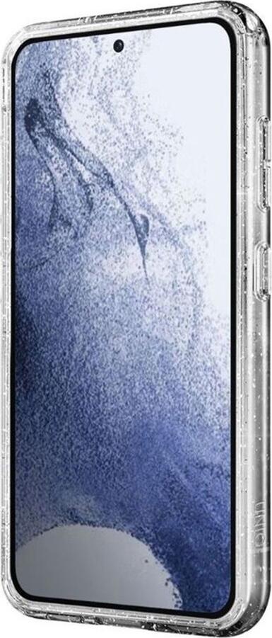Чехол Uniq Life Pro Xtreme для Samsung Galaxy S24 Plus, цвет Glitter Clear, ударопрочный TPU, защита AirMax 360, тонкий прозрачный дизайн с 3D-блестками