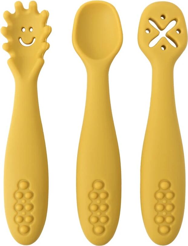 Bibipals Silicone Spoons for Kids 0+, 3pcs/set