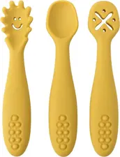 Bibipals Silicone Spoons for Kids 0+, 3pcs/set