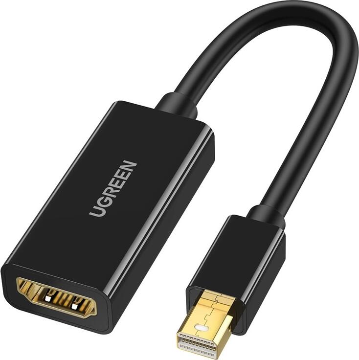 UGREEN Adapter MiniDp to HDMI 4K*2K@60Hz 0.15M MD112, Black