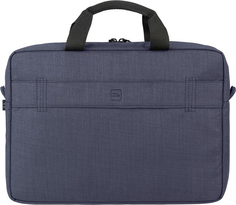 Tucano Stop Slim Laptop Bag BSTOP1516-B for 15.6 inch Laptops, Water-resistant Polyester with Soft Microfiber Lining, Detachable Shoulder Strap, Blue