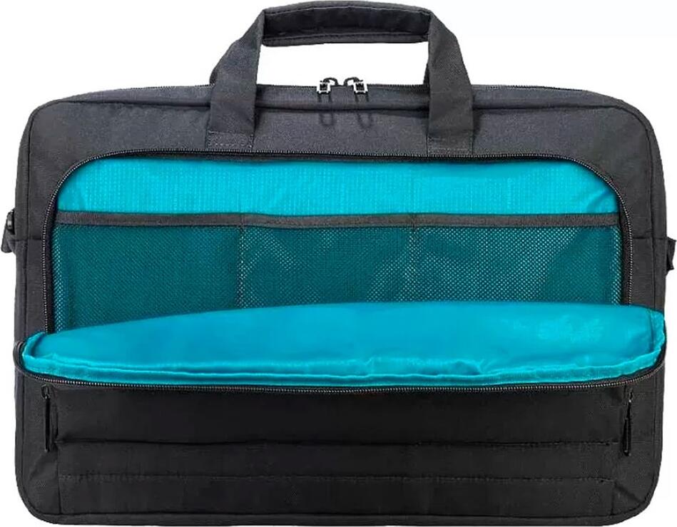Tucano Bag Star 14.0 Laptop Bag, Water-Resistant Polyester Case for 14 inch Laptops, Shoulder Strap and Handle, Internal Pockets, Black